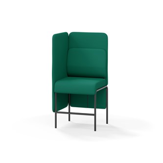 Adapt 60 sohva, medium selkänoja, sivupaneeli oikealla, ik 65, K 128