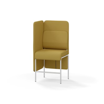 Adapt 60 sohva, medium selkänoja, sivupaneeli oikealla, ik 65, K 128