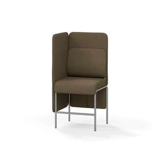 Adapt 60 sohva, medium selkänoja, sivupaneeli oikealla, ik 65, K 128