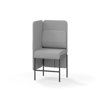 Adapt 60 sohva, medium selkänoja, sivupaneeli oikealla, ik 65, K 128