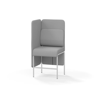 Adapt 60 sohva, medium selkänoja, sivupaneeli oikealla, ik 65, K 128