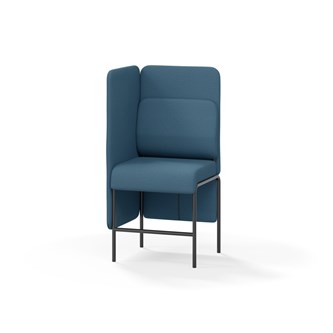 Adapt 60 sohva, medium selkänoja, sivupaneeli oikealla, ik 65, K 128