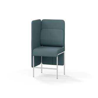 Adapt 60 sohva, medium selkänoja, sivupaneeli oikealla, ik 65, K 128