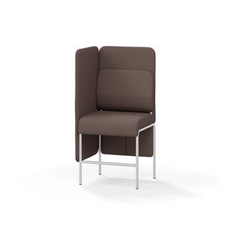 Adapt 60 sohva, medium selkänoja, sivupaneeli oikealla, ik 65, K 128