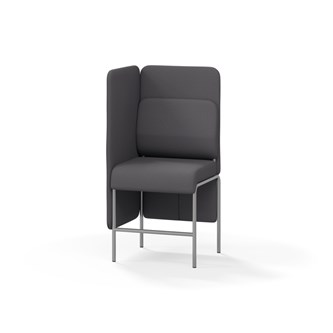 Adapt 60 sohva, medium selkänoja, sivupaneeli oikealla, ik 65, K 128