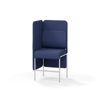 Adapt 60 sohva, medium selkänoja, sivupaneeli oikealla, ik 65, K 128