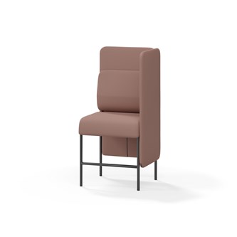 Adapt 60 sohva, medium selkänoja, sivupaneeli vasemmalla, ik 65, K 128