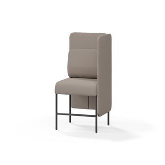 Adapt 60 sohva, medium selkänoja, sivupaneeli vasemmalla, ik 65, K 128