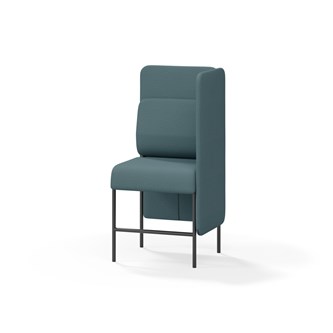 Adapt 60 sohva, medium selkänoja, sivupaneeli vasemmalla, ik 65, K 128