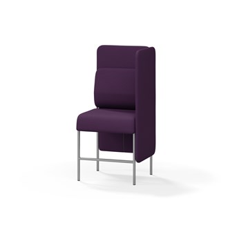 Adapt 60 sohva, medium selkänoja, sivupaneeli vasemmalla, ik 65, K 128