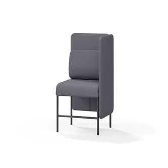 Adapt 60 sohva, medium selkänoja, sivupaneeli vasemmalla, ik 65, K 128