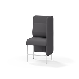 Adapt 60 sohva, medium selkänoja, sivupaneeli vasemmalla, ik 65, K 128