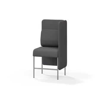 Adapt 60 sohva, medium selkänoja, sivupaneeli vasemmalla, ik 65, K 128