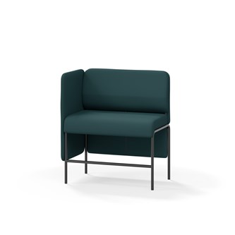 Adapt 90 sohva, matala selkänoja, sivupaneeli oikealla, ik 65, K 108
