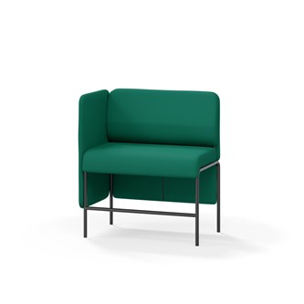 Adapt 90 sohva, matala selkänoja, sivupaneeli oikealla, ik 65, K 108