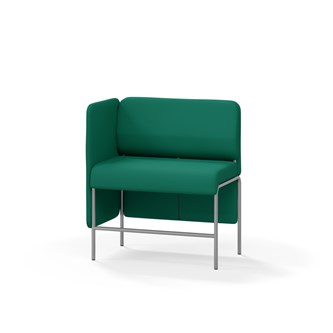Adapt 90 sohva, matala selkänoja, sivupaneeli oikealla, ik 65, K 108