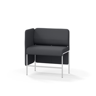 Adapt 90 sohva, matala selkänoja, sivupaneeli oikealla, ik 65, K 108