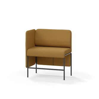 Adapt 90 sohva, matala selkänoja, sivupaneeli oikealla, ik 65, K 108