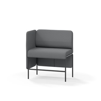 Adapt 90 sohva, matala selkänoja, sivupaneeli oikealla, ik 65, K 108