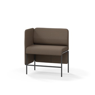 Adapt 90 sohva, matala selkänoja, sivupaneeli oikealla, ik 65, K 108