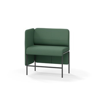 Adapt 90 sohva, matala selkänoja, sivupaneeli oikealla, ik 65, K 108
