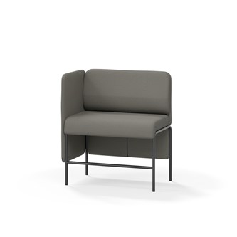 Adapt 90 sohva, matala selkänoja, sivupaneeli oikealla, ik 65, K 108