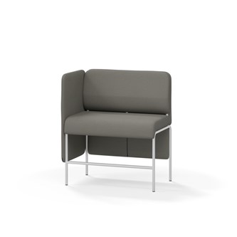 Adapt 90 sohva, matala selkänoja, sivupaneeli oikealla, ik 65, K 108