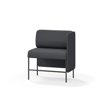 Adapt 90 sohva, matala selkänoja, sivupaneeli vasemmalla, ik 65, K 108