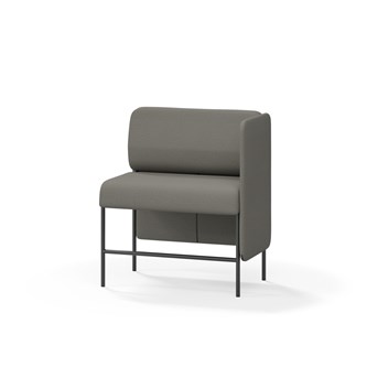 Adapt 90 sohva, matala selkänoja, sivupaneeli vasemmalla, ik 65, K 108