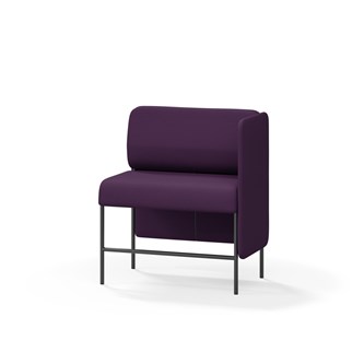 Adapt 90 sohva, matala selkänoja, sivupaneeli vasemmalla, ik 65, K 108