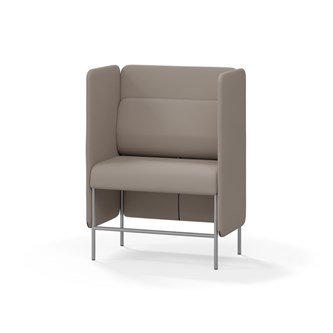 Adapt 90 sohva, medium selkänoja, sivupaneeleilla, ik 65, K 128