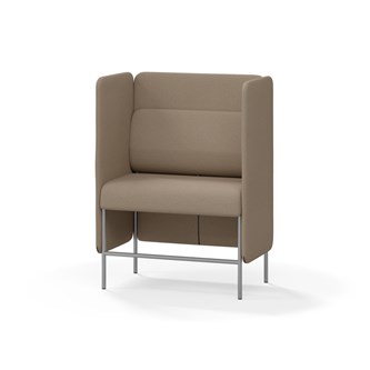 Adapt 90 sohva, medium selkänoja, sivupaneeleilla, ik 65, K 128