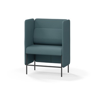 Adapt 90 sohva, medium selkänoja, sivupaneeleilla, ik 65, K 128