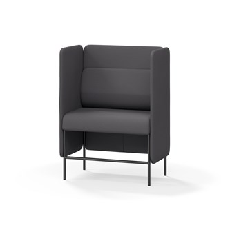 Adapt 90 sohva, medium selkänoja, sivupaneeleilla, ik 65, K 128