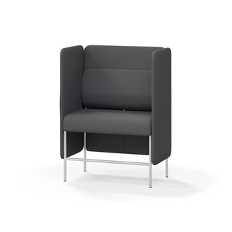 Adapt 90 sohva, medium selkänoja, sivupaneeleilla, ik 65, K 128