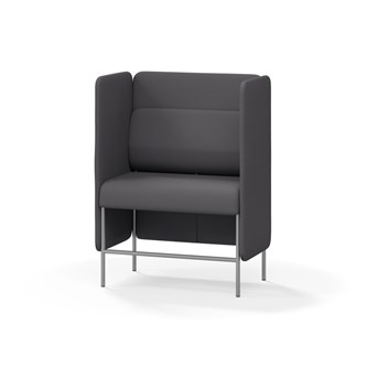 Adapt 90 sohva, medium selkänoja, sivupaneeleilla, ik 65, K 128