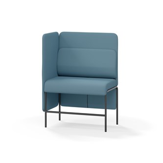 Adapt 90 sohva, medium selkänoja, sivupaneeli oikealla, ik 65, K 128