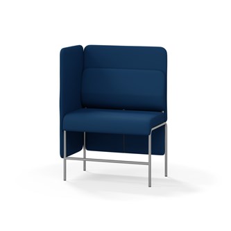 Adapt 90 sohva, medium selkänoja, sivupaneeli oikealla, ik 65, K 128