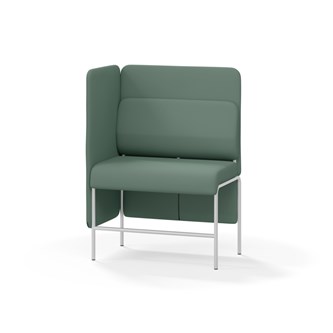 Adapt 90 sohva, medium selkänoja, sivupaneeli oikealla, ik 65, K 128