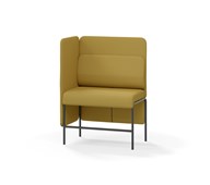 Adapt 90 sohva, medium selkänoja, sivupaneeli oikealla, ik 65, K 128