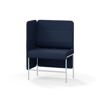 Adapt 90 sohva, medium selkänoja, sivupaneeli oikealla, ik 65, K 128