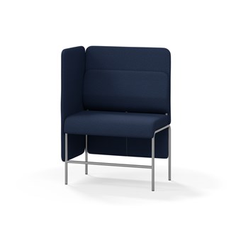 Adapt 90 sohva, medium selkänoja, sivupaneeli oikealla, ik 65, K 128