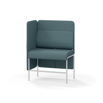 Adapt 90 sohva, medium selkänoja, sivupaneeli oikealla, ik 65, K 128