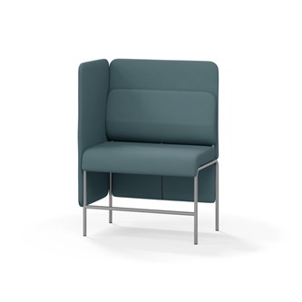 Adapt 90 sohva, medium selkänoja, sivupaneeli oikealla, ik 65, K 128