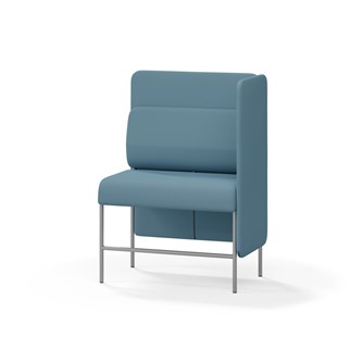 Adapt 90 sohva, medium selkänoja, sivupaneeli vasemmalla, ik 65, K 128