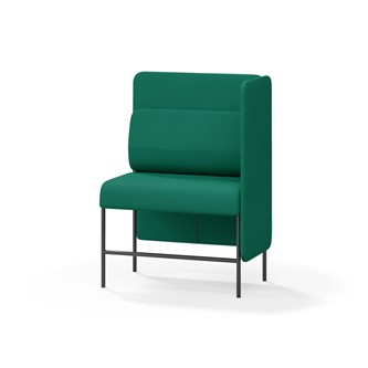 Adapt 90 sohva, medium selkänoja, sivupaneeli vasemmalla, ik 65, K 128