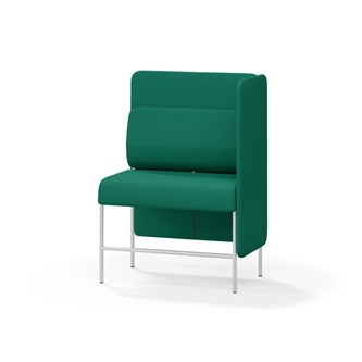 Adapt 90 sohva, medium selkänoja, sivupaneeli vasemmalla, ik 65, K 128
