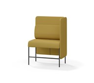 Adapt 90 sohva, medium selkänoja, sivupaneeli vasemmalla, ik 65, K 128