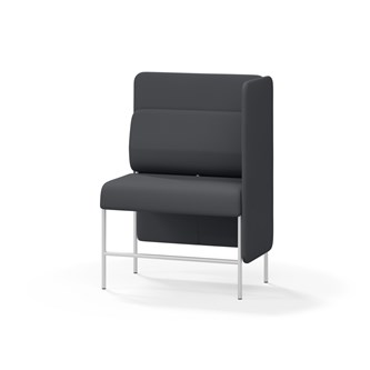 Adapt 90 sohva, medium selkänoja, sivupaneeli vasemmalla, ik 65, K 128
