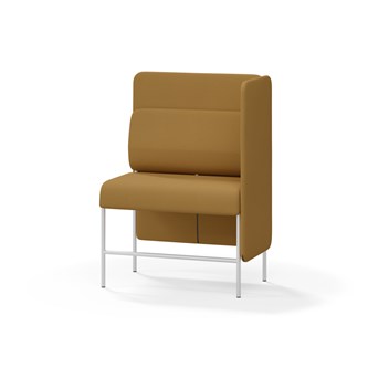 Adapt 90 sohva, medium selkänoja, sivupaneeli vasemmalla, ik 65, K 128
